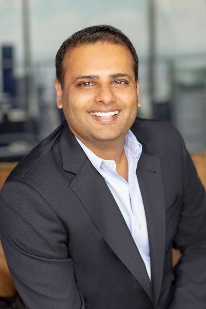 Portrait of Rahul Shah, Chief Executive Officer of Next Quarter